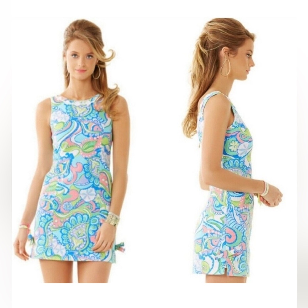 Lilly Pulitzer Delia Dress Conch Republic Shift Dress